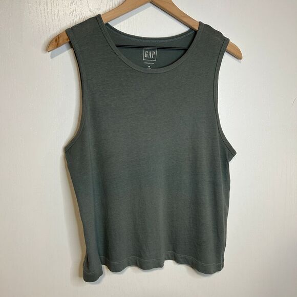 GAP Shrunken Tank Top- Size M - B18 - Picture 1 of 5